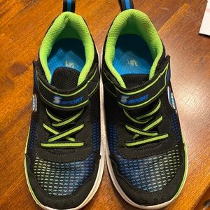 Lime Green & Black Toddler Sneakers